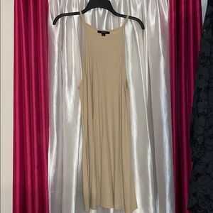 Tan Tank A-Line Dress NWT